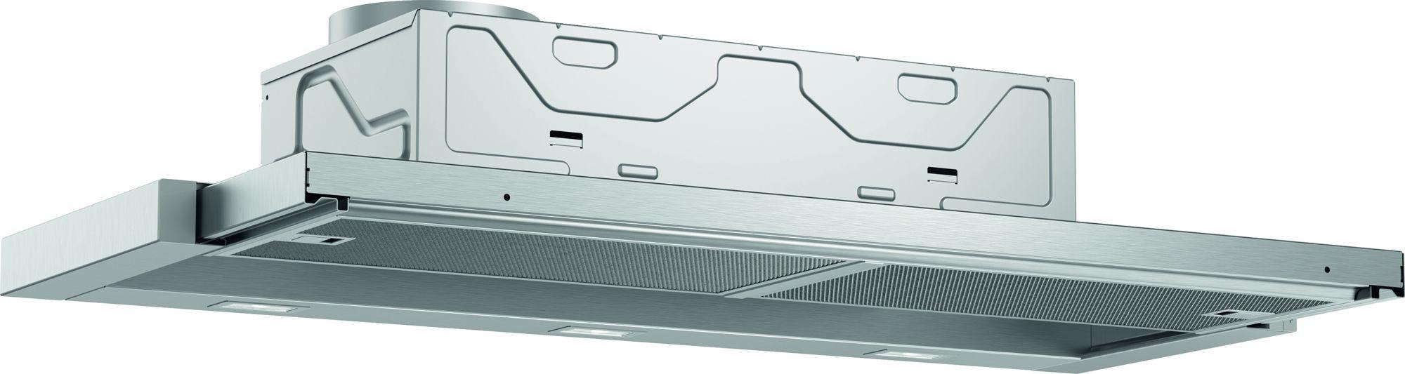 Bosch Serie 4 DFL094A51 cappa aspirante Semintegrato (semincassato) Metallico, Argento 412 mÂ³/h A