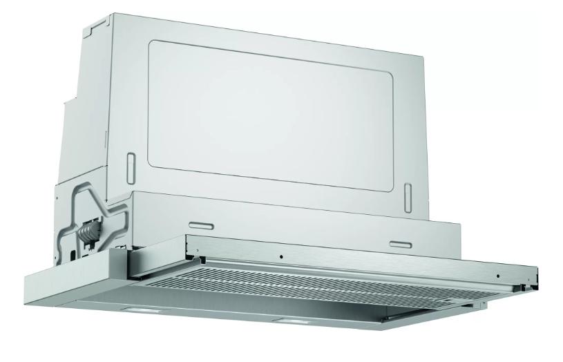 Bosch Serie 4 DFR067A52 cappa aspirante Semintegrato (semincassato) Argento 399 mÂ³/h A