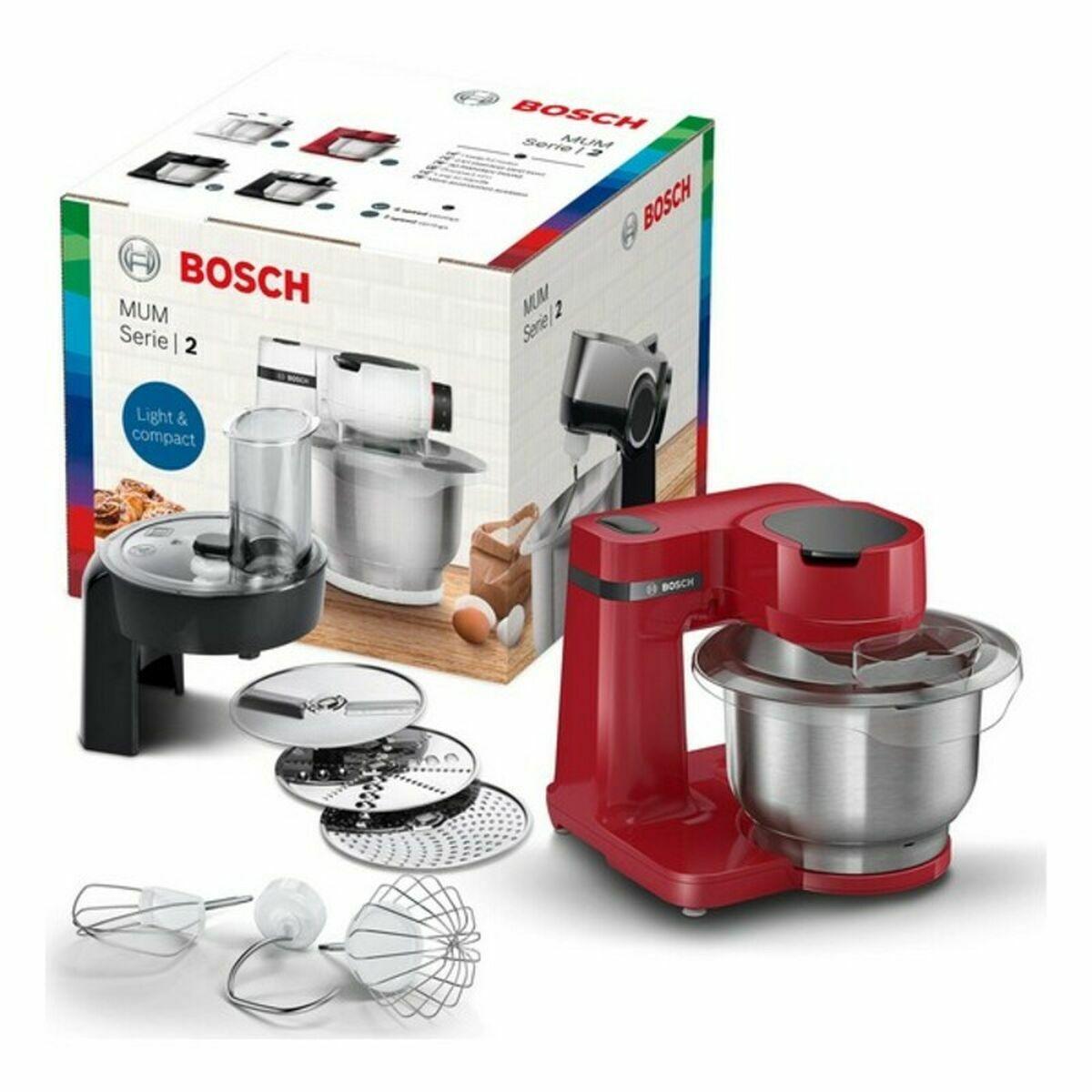 Bosch Serie 2 MUM robot da cucina 700 W 3,8 L Rosso