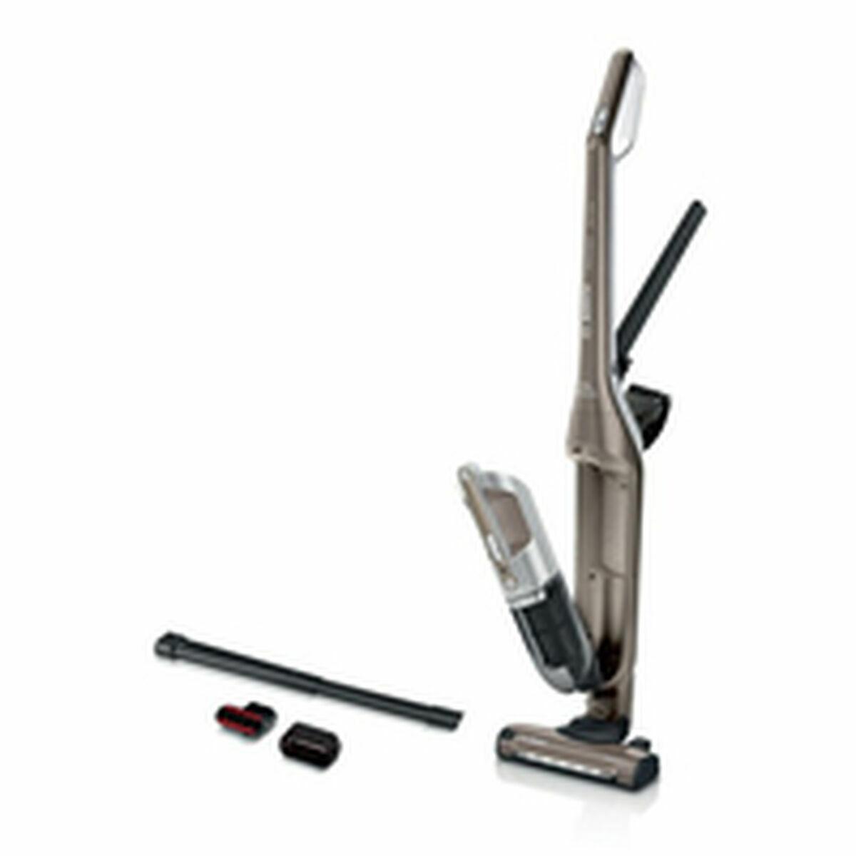 Bosch BBH3ALL23 scopa elettrica Aspirapolvere a bastone 2 in 1 Batteria Secco Senza sacchetto 0,4 L Champagne, Metallico (BBH3A