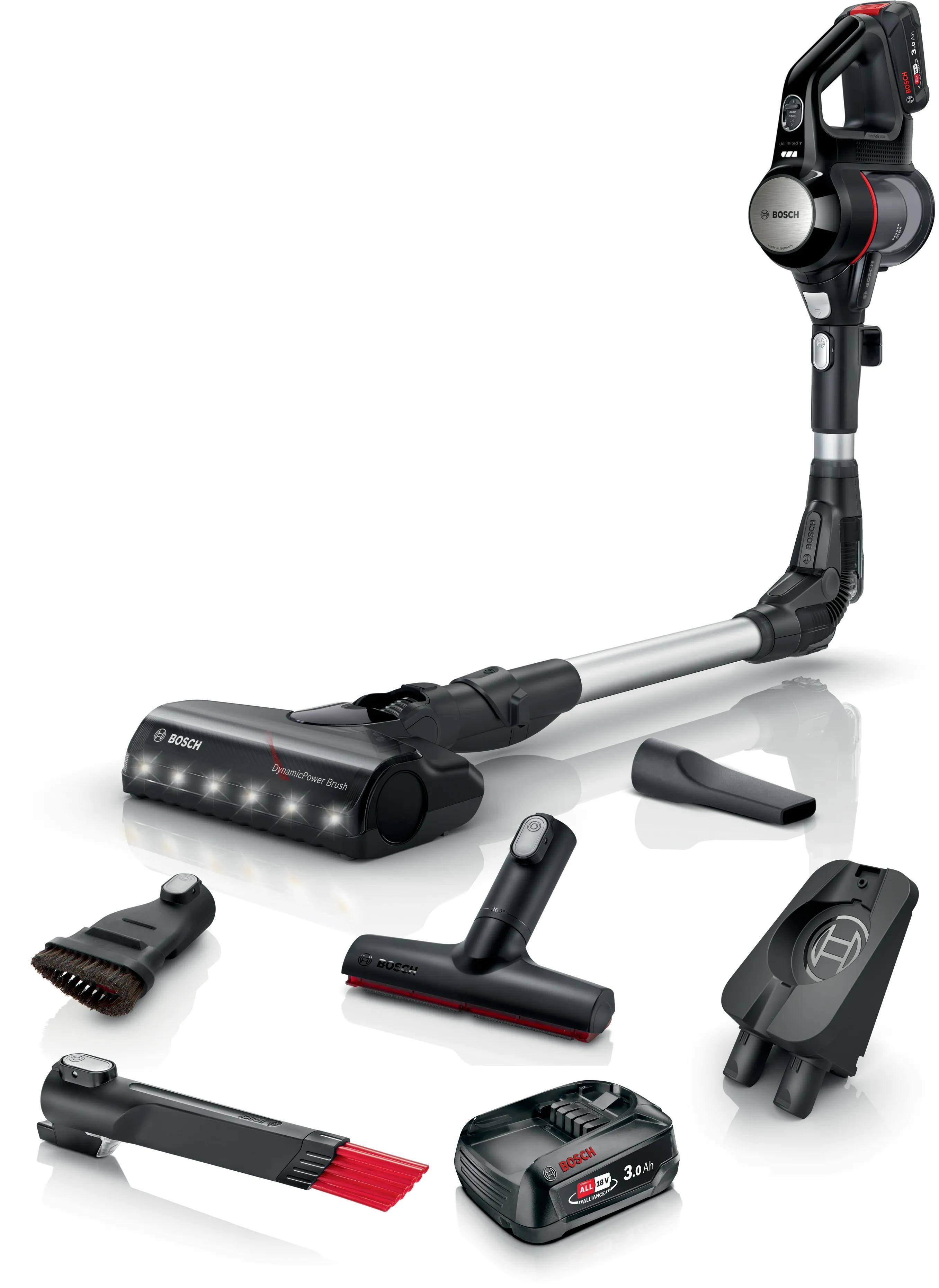 Bosch BCS712XXL scopa elettrica Aspirapolvere elettrica Batteria Secco Senza sacchetto 03 L Nero 3 Ah