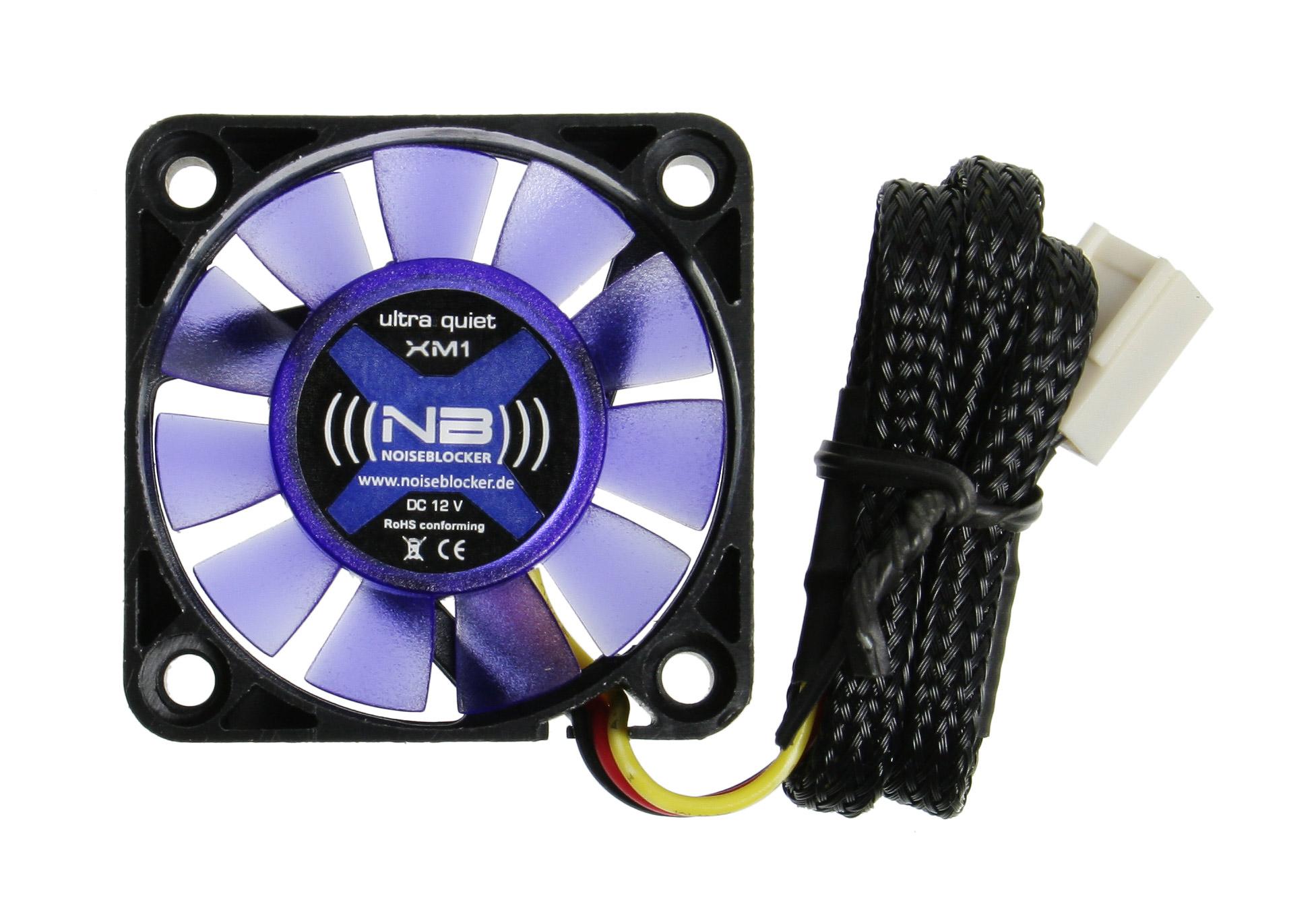 Noiseblocker BlackSilentFan XM1 Case per computer Ventilatore 4 cm Nero (Noiseblocker BlackSilent Fan XM1 Fan - 40mm [2800rpm])