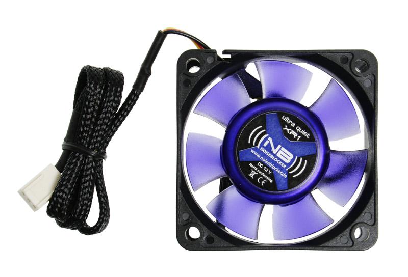Noiseblocker BlackSilentFan XR1 Case per computer Ventilatore 6 cm Nero (Noiseblocker BlackSilent Fan XR1 Fan - 60mm [1600rpm])