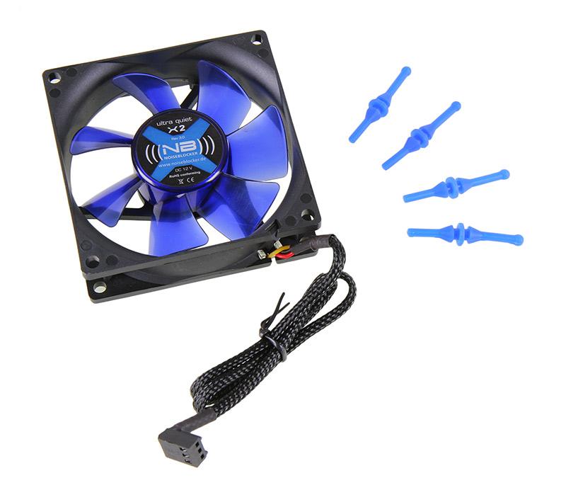 Noiseblocker BlackSilent Fan X2 - 80mm 1800rpm