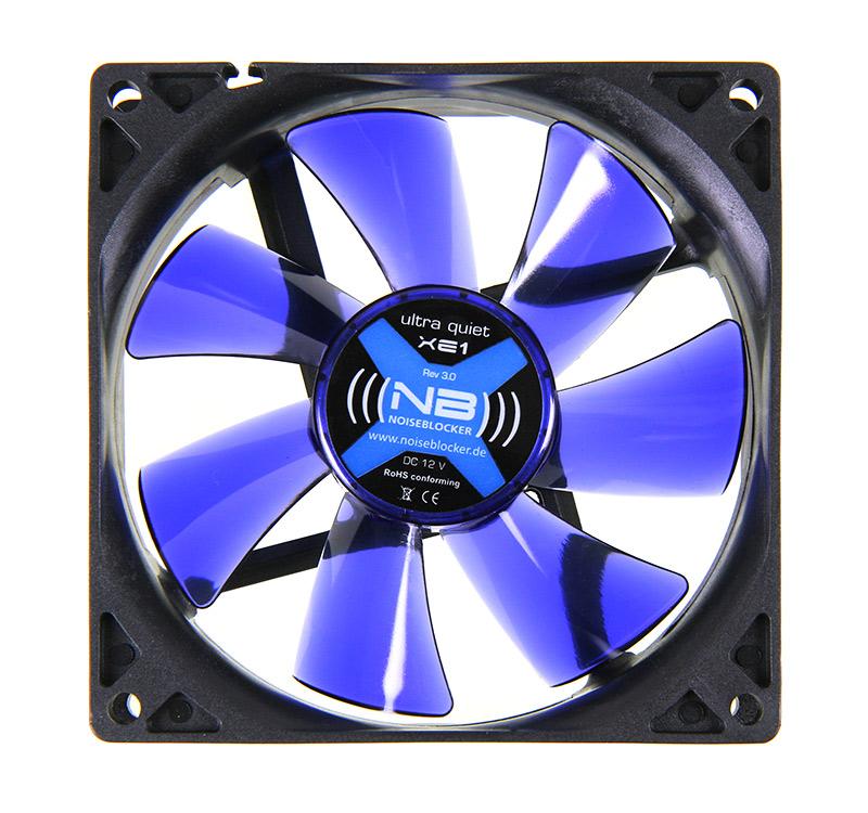 Noiseblocker BlackSilentFan XE1 Case per computer Ventilatore 9,2 cm Nero (Noiseblocker BlackSilent Fan XE1 - 92mm [1500rpm])