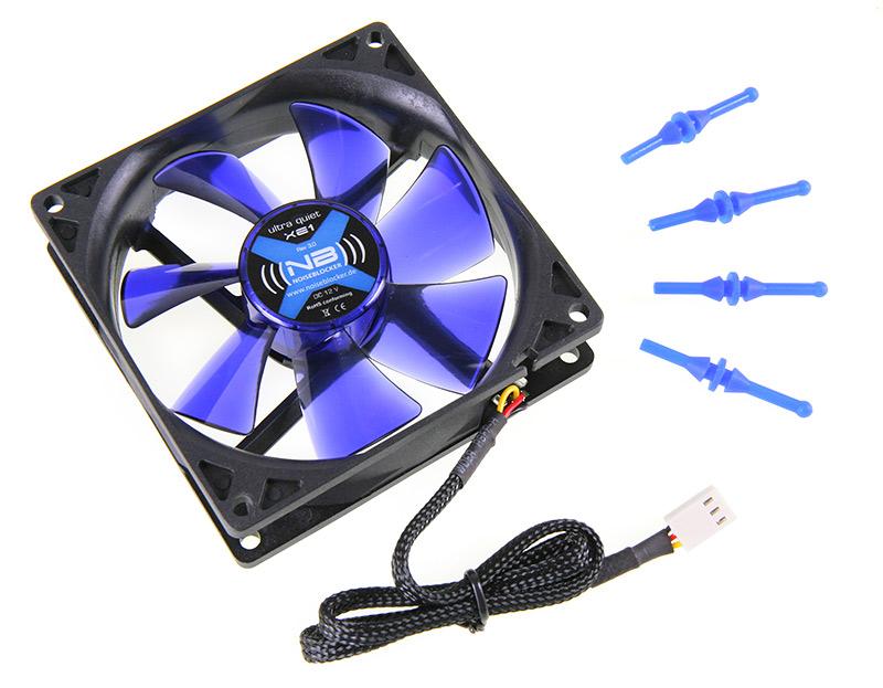 Noiseblocker BlackSilentFan XE1 Case per computer Ventilatore 9,2 cm Nero (Noiseblocker BlackSilent Fan XE1 - 92mm [1500rpm])
