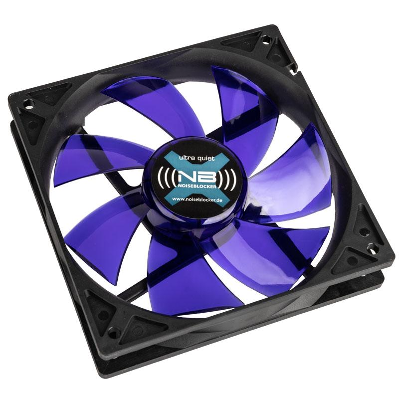 Noiseblocker BlackSilentFan XL1 Fan 1-pack Sort 120 mm