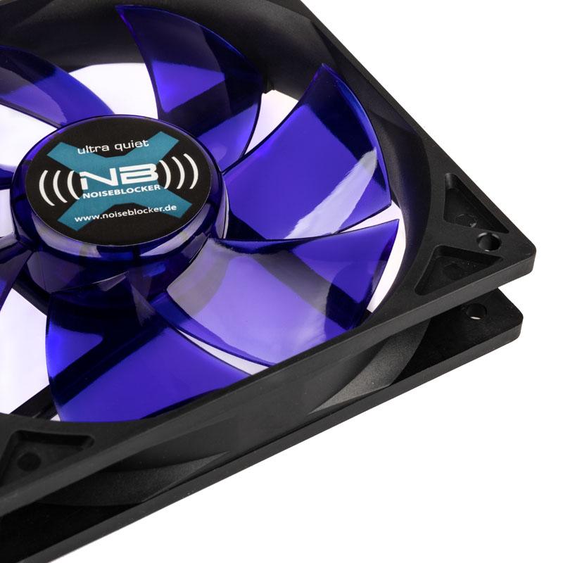 Noiseblocker BlackSilentFan XL2 Case per computer Ventilatore 12 cm Nero (Noiseblocker BlackSilent Fan XL2 Fan - 120mm [1500rpm