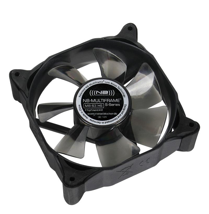 Ventola del case Noiseblocker NB-Multiframe M8-S3HS 80 mm (ITR-M8-S3 HS)