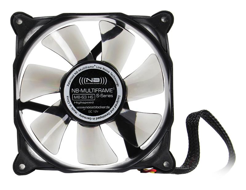 Ventola del case Noiseblocker NB-Multiframe M8-S3HS 80 mm (ITR-M8-S3 HS)