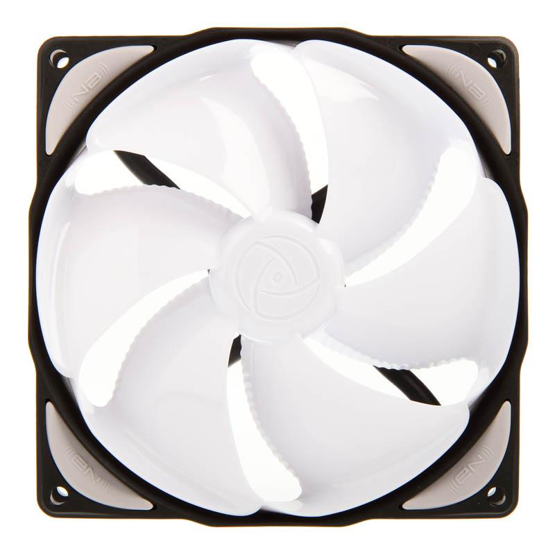 Noiseblocker eLoop B12-2 Ventilatore 12 cm Bianco (Noiseblocker NB-eLoop Fan B12-2 - 120mm [1300rpm])