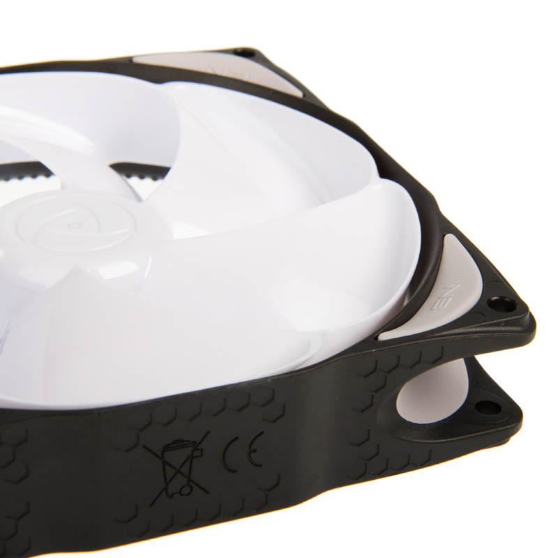 Noiseblocker eLoop B12-2 Ventilatore 12 cm Bianco (Noiseblocker NB-eLoop Fan B12-2 - 120mm [1300rpm])