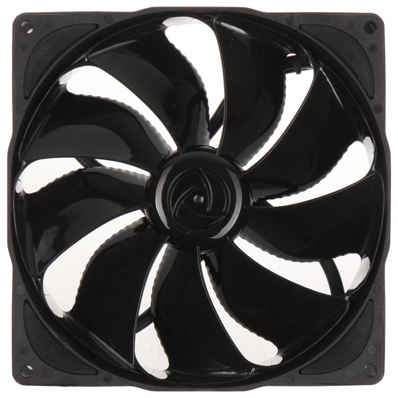 Noiseblocker B14-PS-BL Case per computer Ventilatore 14 cm Nero (Noiseblocker NB-eLoop Fan B14-PS Black Edition - 140mm PWM)