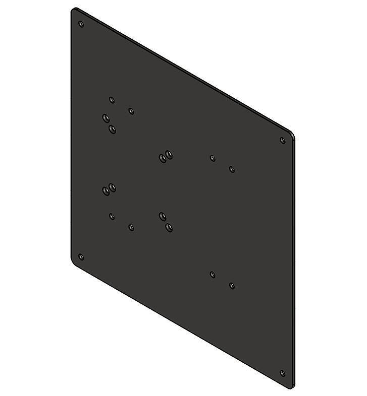 Hagor - Componente di assemblaggio per Samsung QB/QH/QM 49 ÃƒÂ¢ 65 Piastra dell'adattatore ritratto
