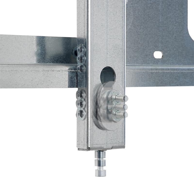 Frame Hagor VWR - 116,8 cm (46 ") - 119,4 cm (47") - 30 kg - 400 x 400 mm - 400 x 600 mm - acciaio inossidabile (5432)