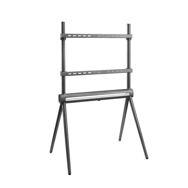 Sistema di supporto autoportante HAGOR Elia Studio Shine Grey (per display da 40"-70" VESA 200x200 - 600x400 max 40 kg)