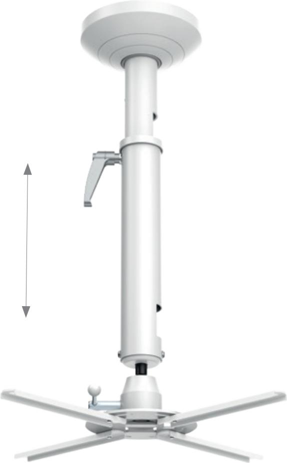 Hagor Beamfix II supporto per proiettore Soffitto Acciaio inox (HAGOR Beamfix II - monteringss?t - for)