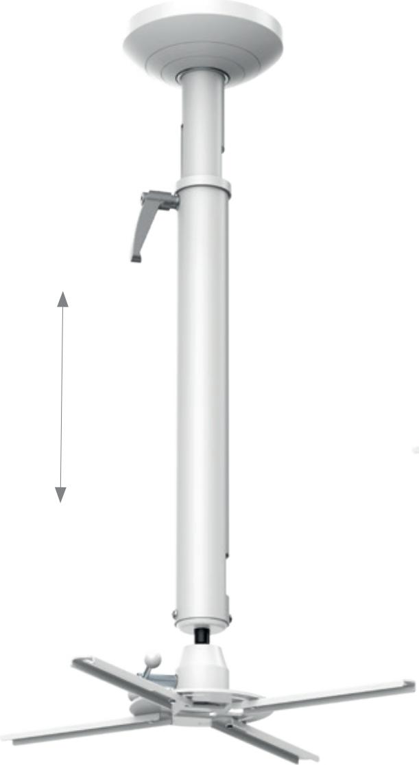 Hagor Beamfix II supporto per proiettore Soffitto Acciaio inox (HAGOR Beamfix II monteringss?t - for p)