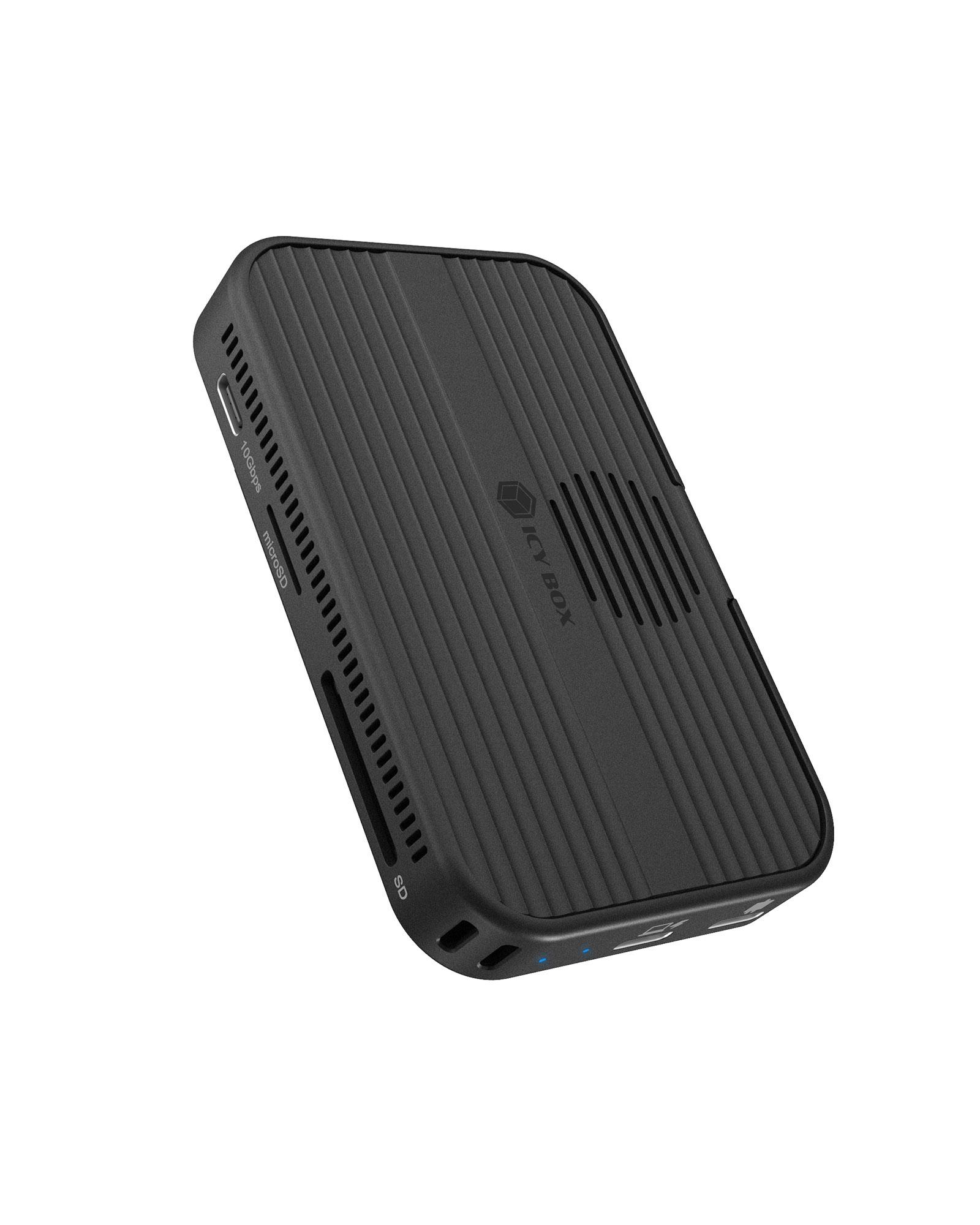 ICY BOX IB-DK4071M-CU31 USB 3.2 Gen 2 (3.1 Gen 1) Type-C Nero