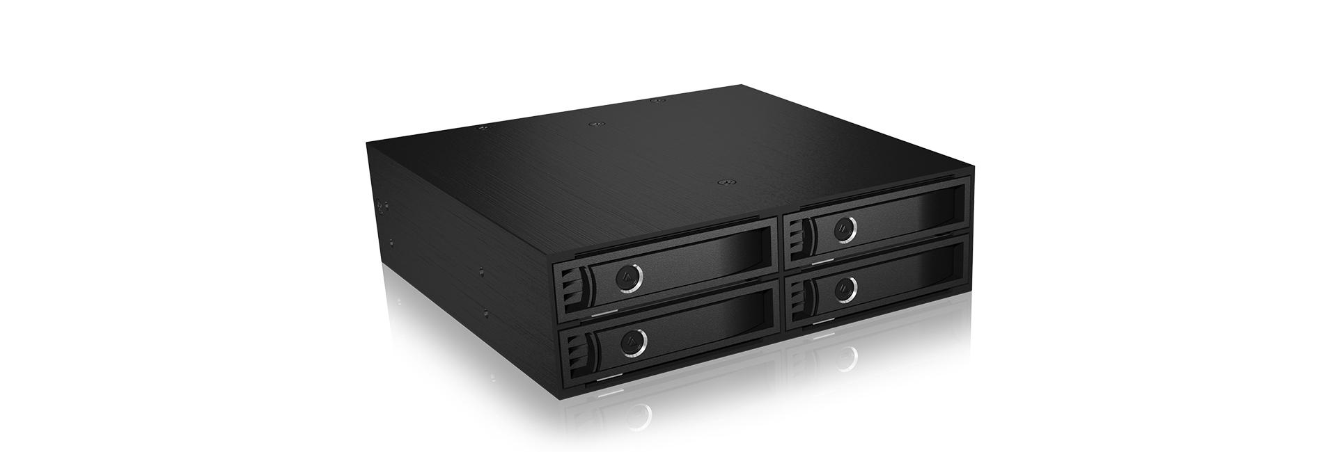 FÃƒÂ¼r 4x 2,5" SATA/SAS HDD/SSD Ã¢â‚¬Â¢ Festplatten BauhÃƒÂ¶he bis 15 mm Ã¢â‚¬Â¢ Robustes Industriedesi
