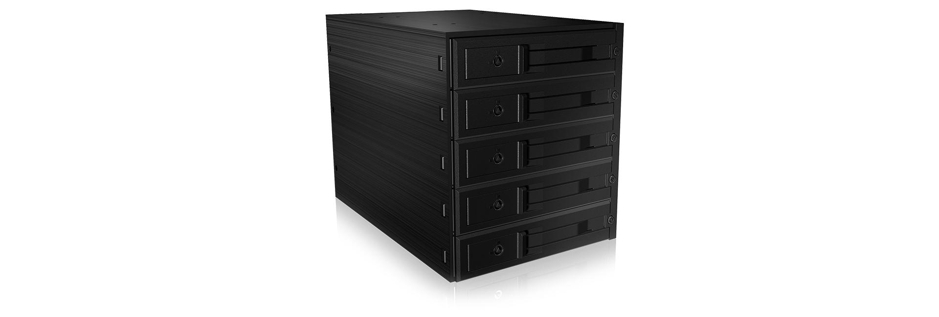 Typ: Backplane Ã¢â‚¬Â¢ intern: 5x 3.5" SATA/SAS 6Gb/s Ã¢â‚¬Â¢ extern: 5x SATA 6Gb/s Ã¢â‚¬Â¢ Bauhà¶he:
