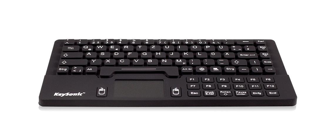 KeySonic KSK-5031IN tastiera USB QWERTY Inglese UK Nero
