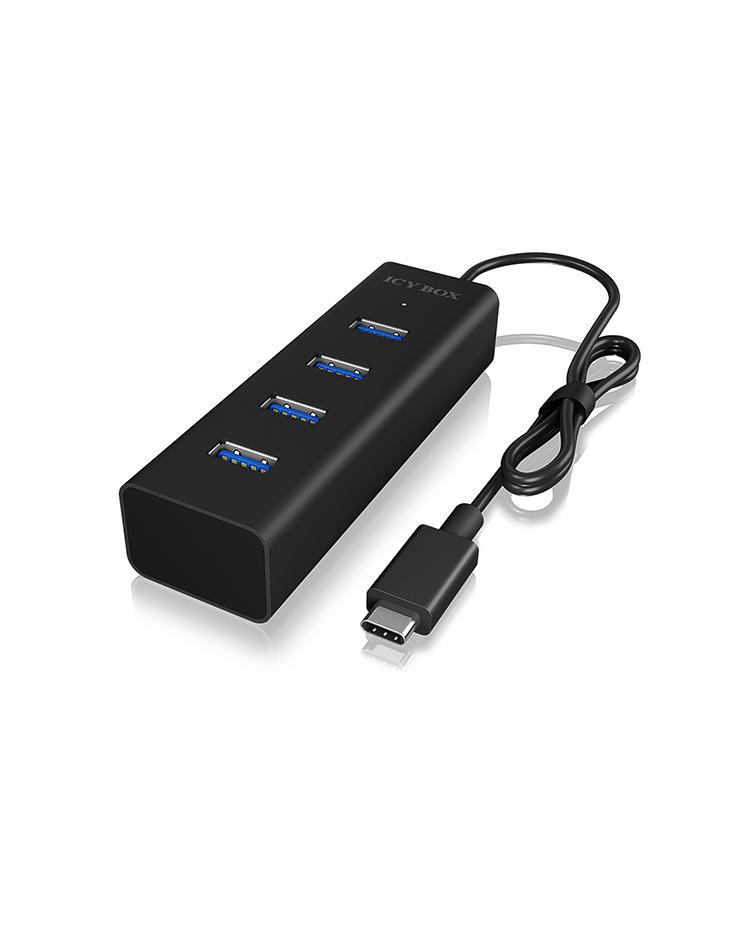 Ã¢â‚¬Â¢ 4x USB 3.0 Type-A Hub Ã¢â‚¬Â¢ Integriertes USB Type-CÃ¢â€žÂ¢ Anschlusskabel Ã¢â‚¬Â¢ USB