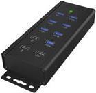 ICY BOX HUB USB3.0 Tipo A 7 porte nero