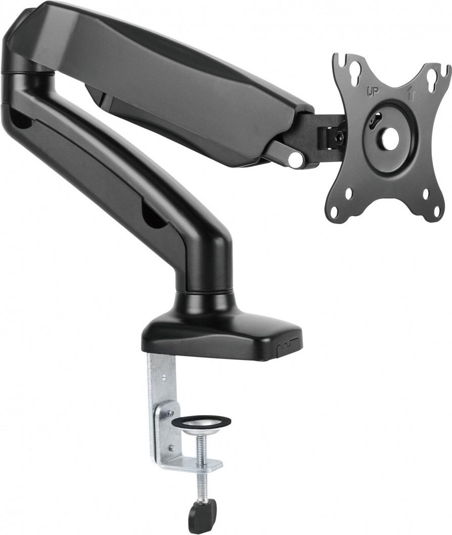 RaidSonic IB-MS303-T supporto da tavolo per Tv a schermo piatto 68,6 cm [27] Morsa Nero (Icy Box [IB-MS303-T] Single Monitor Ar