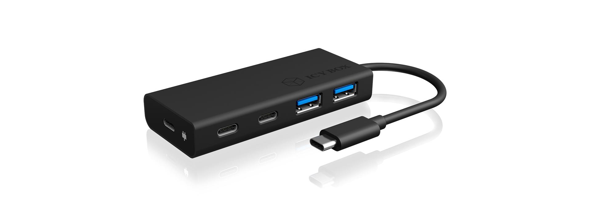 Ã¢â‚¬Â¢ USB Type-CÃ¢â€žÂ¢ Hub mit 2x Type-CÃ¢â€žÂ¢ und 2x Type-A USB AnschlÃƒÂ¼ssen Ã¢â‚¬Â¢