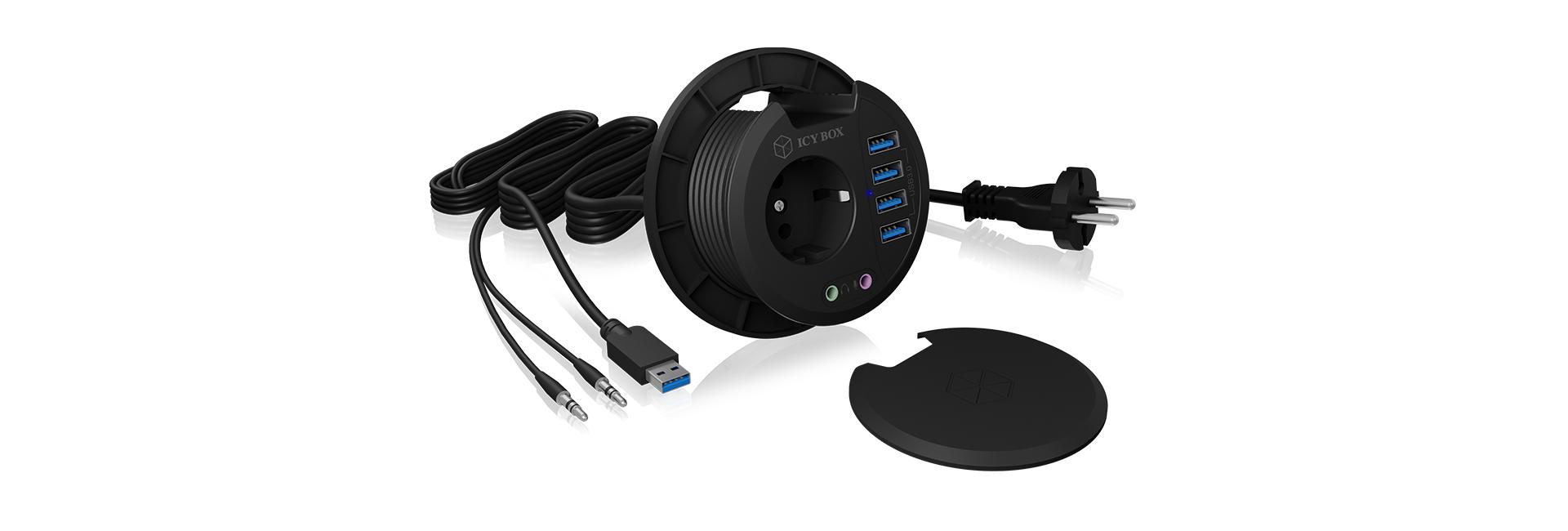Ã¢â‚¬Â¢ USB 3.0 Type-A Hub mit Transferraten von bis zu 5 Gbit/s Ã¢â‚¬Â¢ EU Steckdose mit 230 V fà¼r ein beli
