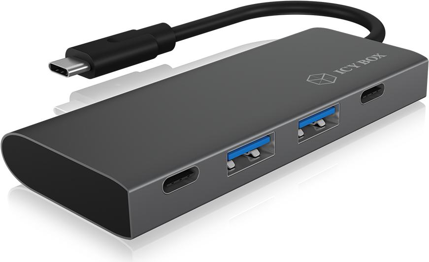 HUB USB3.1 ICY BOX 2xTipo C/2xTipo A 4 porte
