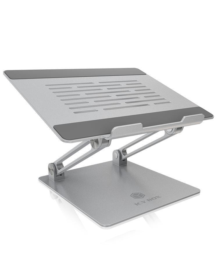Porta notebook ICY BOX fino a 17'' max 3kg, da 0Ã‚Â° a +90Ã‚Â°, altezza 150mm