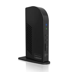 ICY BOX DisplayLink Hybrid DockingStation 12 in 1 Cablato USB 3.2 Gen 1 (3.1 Gen 1) Type-C Nero