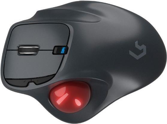 KEYSONIC Mouse wireless trackball RF Dongle USB, 1000 dpi, ergonomico