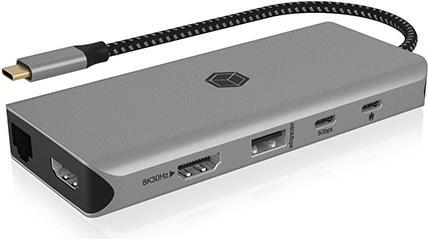 DockingStation ICY BOX 100W PD NB 2xHDMI/DP/2xUSB-A/USB-C/RJ45/SD