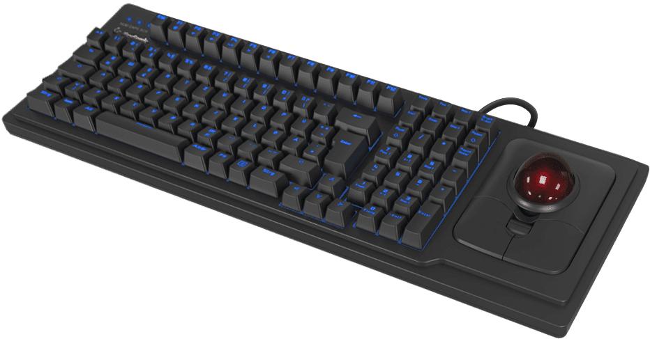 KeySonic KSK-8202ELU-T (US) tastiera Universale USB QWERTY Inglese US Nero