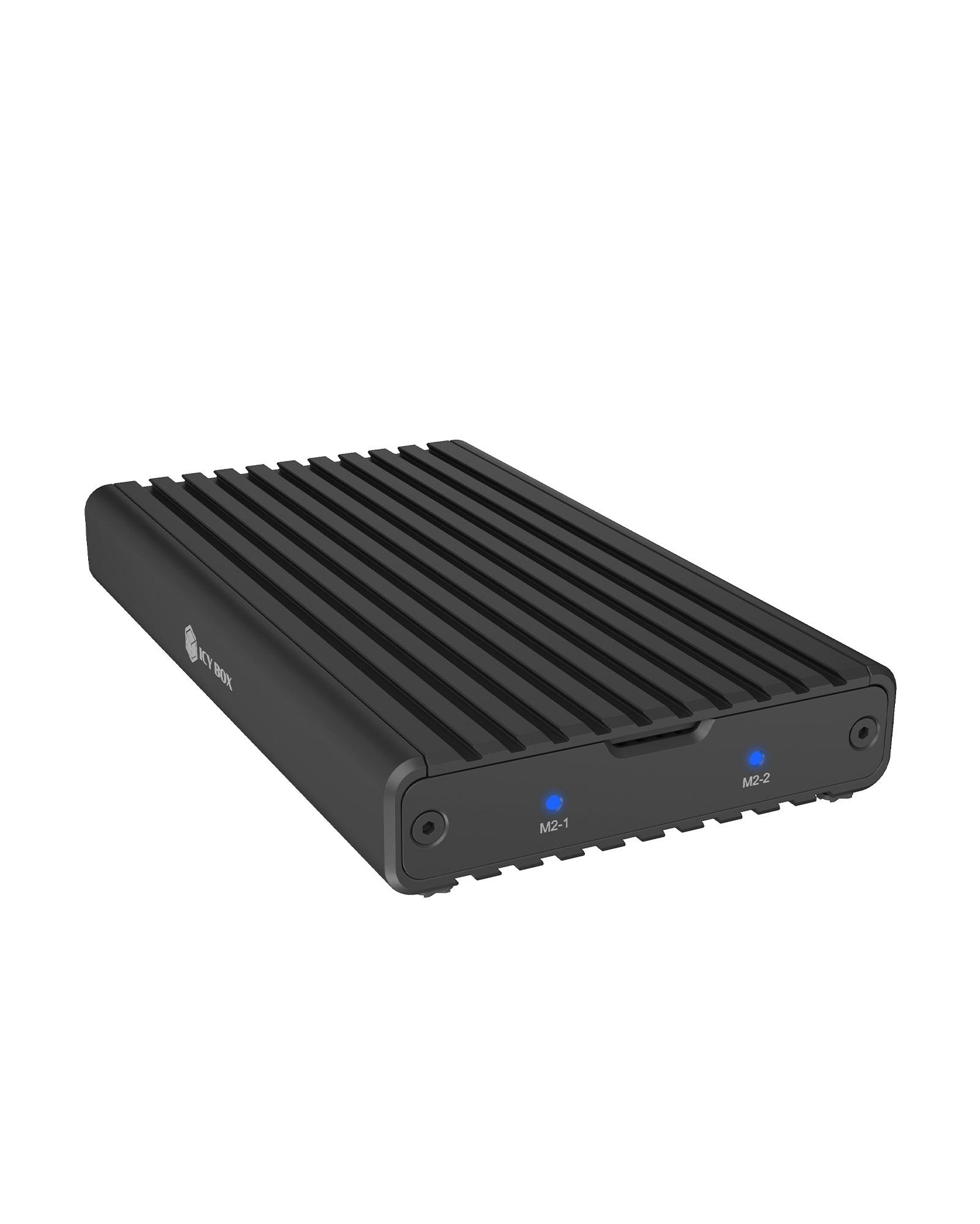 ICY BOX IB-2817M-C32 Box esterno SSD Nero M.2