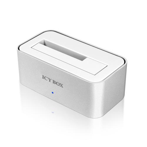 ICY BOX IB-111StU3-Wh USB 3.2 Gen 1 (3.1 Gen 1) Type-A Argento Bianco