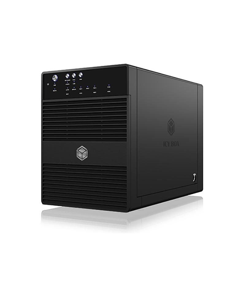 Ã¢â‚¬Â¢ Formfaktor: 3.5" Ã¢â‚¬Â¢ Anschluss intern: 4x SATA 3Gb/s Hot-Swap JBOD Ã¢â‚¬Â¢ Anschluss extern