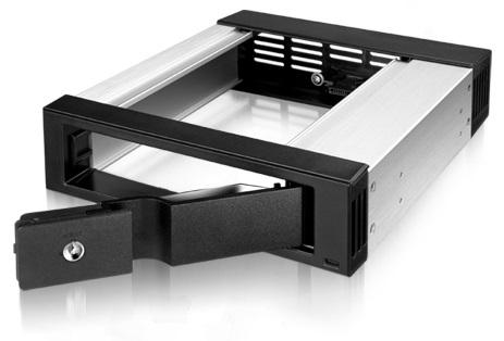 ICY BOX IB-158SK-B 13,3 cm (5.25") Pannello portante Nero