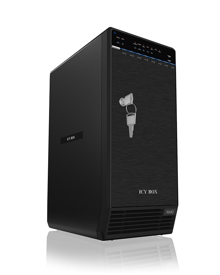 ICY BOX IB-3680SU3 Custodia per Disco Rigido (HDD) Nero 3.5"