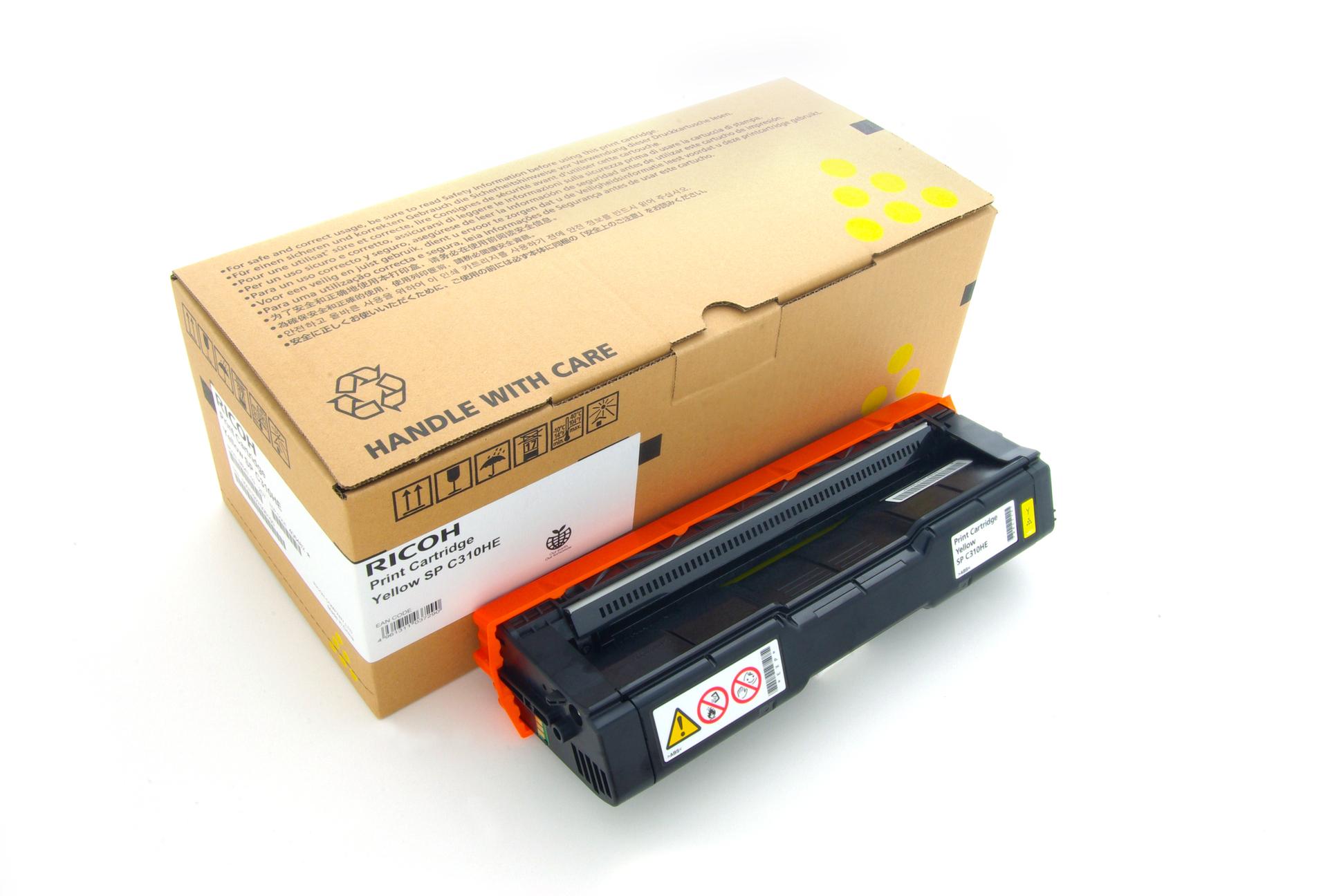 Ricoh 406482 cartuccia toner 1 pz Originale Giallo