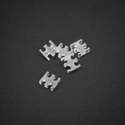 Pettine per cavi a 4 slot 3 mm piccolo - trasparente - set da 5