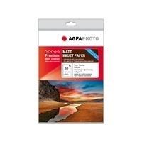Agfafoto - carta fotografica a un lato, Matt - A4 (210 x 297 mm) - 130 g/m2 - 50 foglio (AP13050A4M)