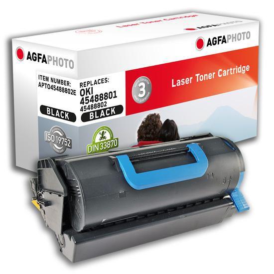 AgfaPhoto APTO45488802E cartuccia toner Compatible Nero 1 pezzo[i] (Toner Black - Pages 18000 - Warranty: 12M)