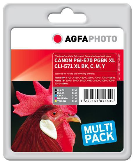 APCCLI571XLSET PGI-570 PGBK XLCLI-571XLBKCMY