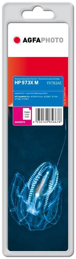 AgfaPhoto APHP973XM cartuccia toner 1 pz Compatibile Magenta (Toner magenta rpl F6T82AE - Pages 7.000 - Warranty 36M)