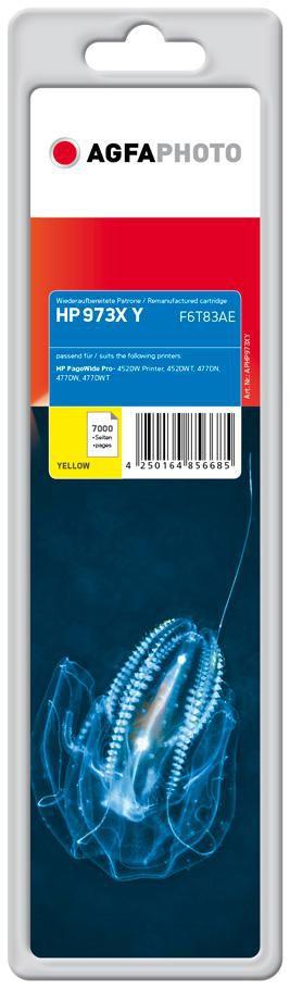 AgfaPhoto APHP973XY cartuccia toner 1 pz Compatibile Giallo (Toner yellow, rpl F6T83AE - Pages 7.000 Warranty: 36M) [APHP973XY]