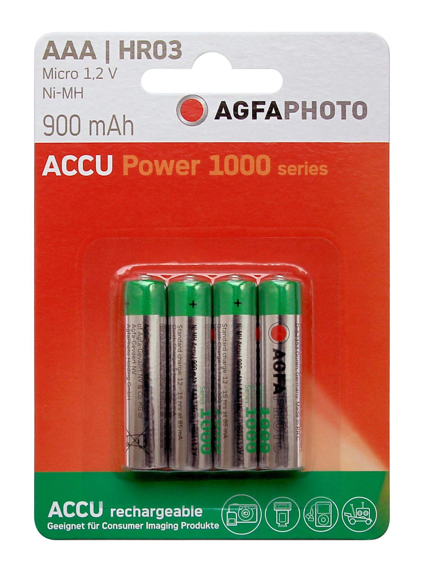 Akku -AAA HR03 Micro 900mAh - 4St. - 28 - Warranty 12M